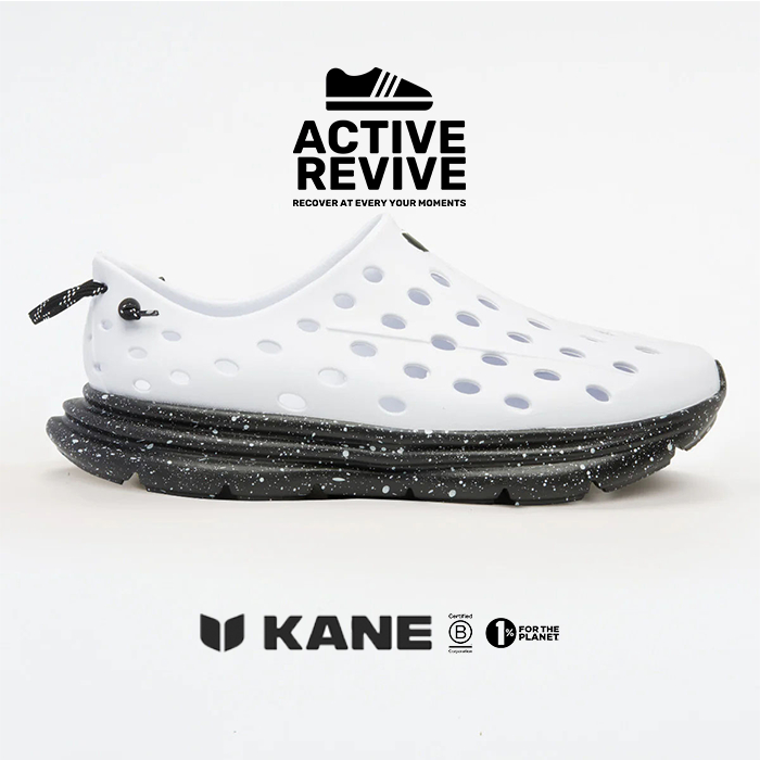 รองเท้า KANE Revive สี White/Black Speckle รองเท้าเพื่อสุขภาพ [Pre-order]