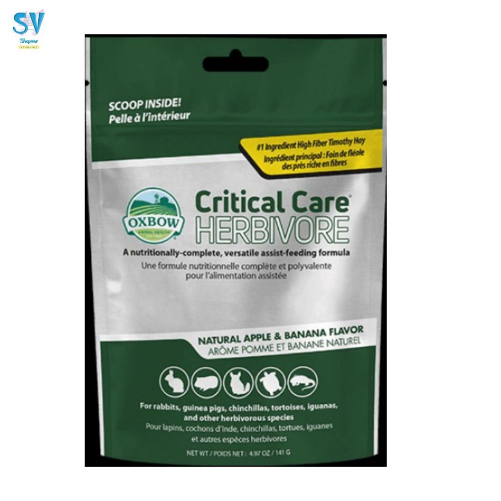 OXBOW CRITICAL CARE คริติคอล แคร์ แอปเปิ้ล กล้วย 141 กรัม