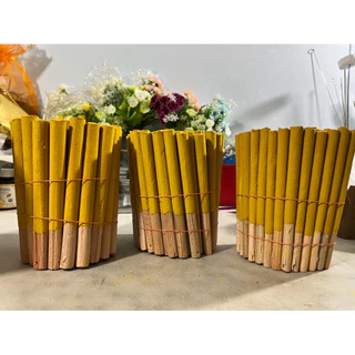 ธูประกำ ก้านไม้ระกำ ธูปทำเทียนแพ เล็ก กลาง ใหญ่ จัมโบ้ ยาว 5“/5.5”/6“/7” ถุงละ 10 ดอก