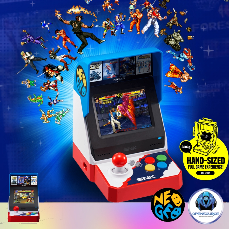 [ย้อนเล่นเกมส์วัยเด็กครับ]เครื่องเล่นเกม NEO GEO MINI (JAP/ENG/CH/KR) ปรับได้ 5ภาษา ต่อจอยนอกออก tv 