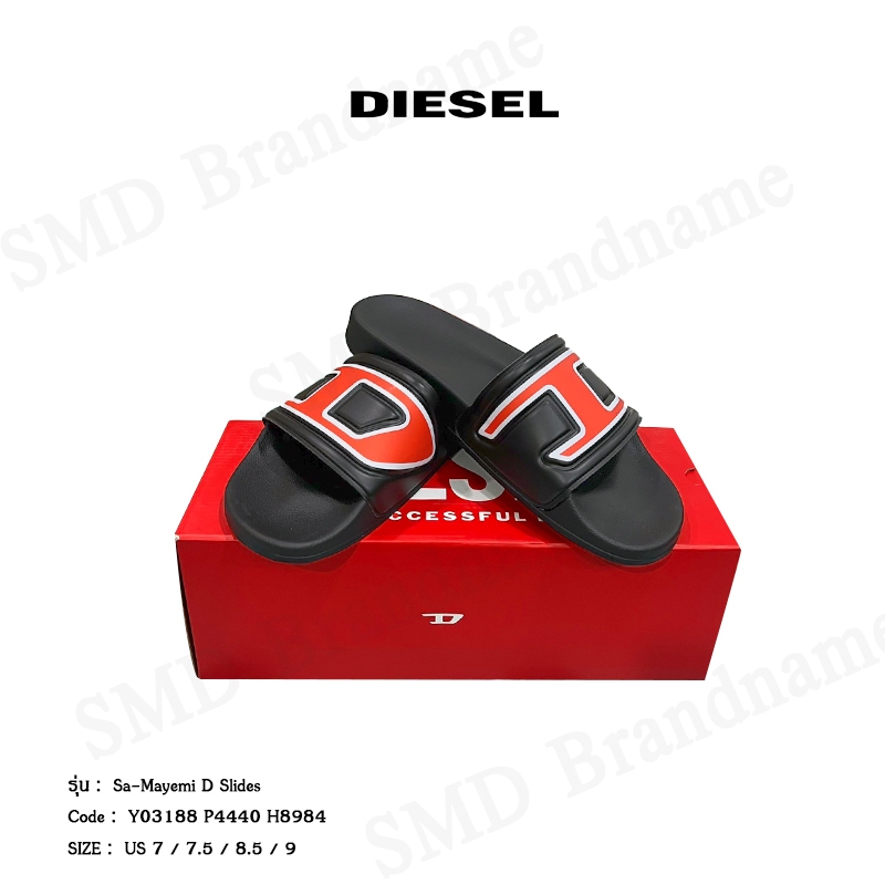 Diesel รองเท้าแตะ รุ่น Sa-Mayemi D Slides Code: Y03188 P4440 H8984