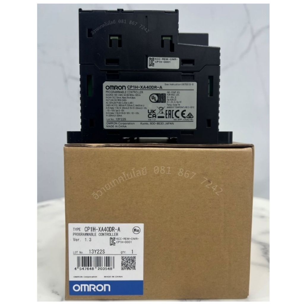 OMRON CP1H-XA40DR-A PLC CPU Unit (สินค้าของแท้ 100% / พร้อมส่ง / รับประกันสินค้า )