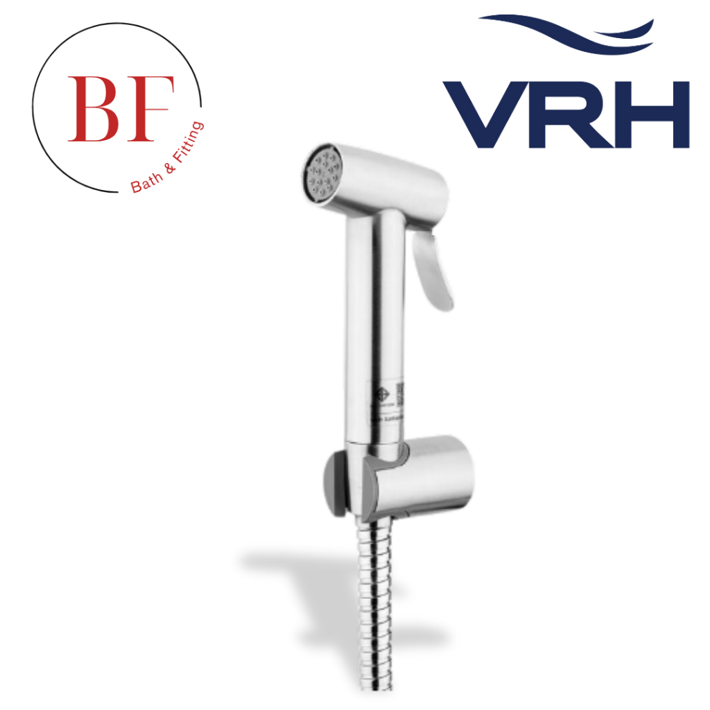 FXVH0-0040ZS ชุดหัวฉีดชำระทรงเอียงพร้อมสาย1.2ม.+ขายึด