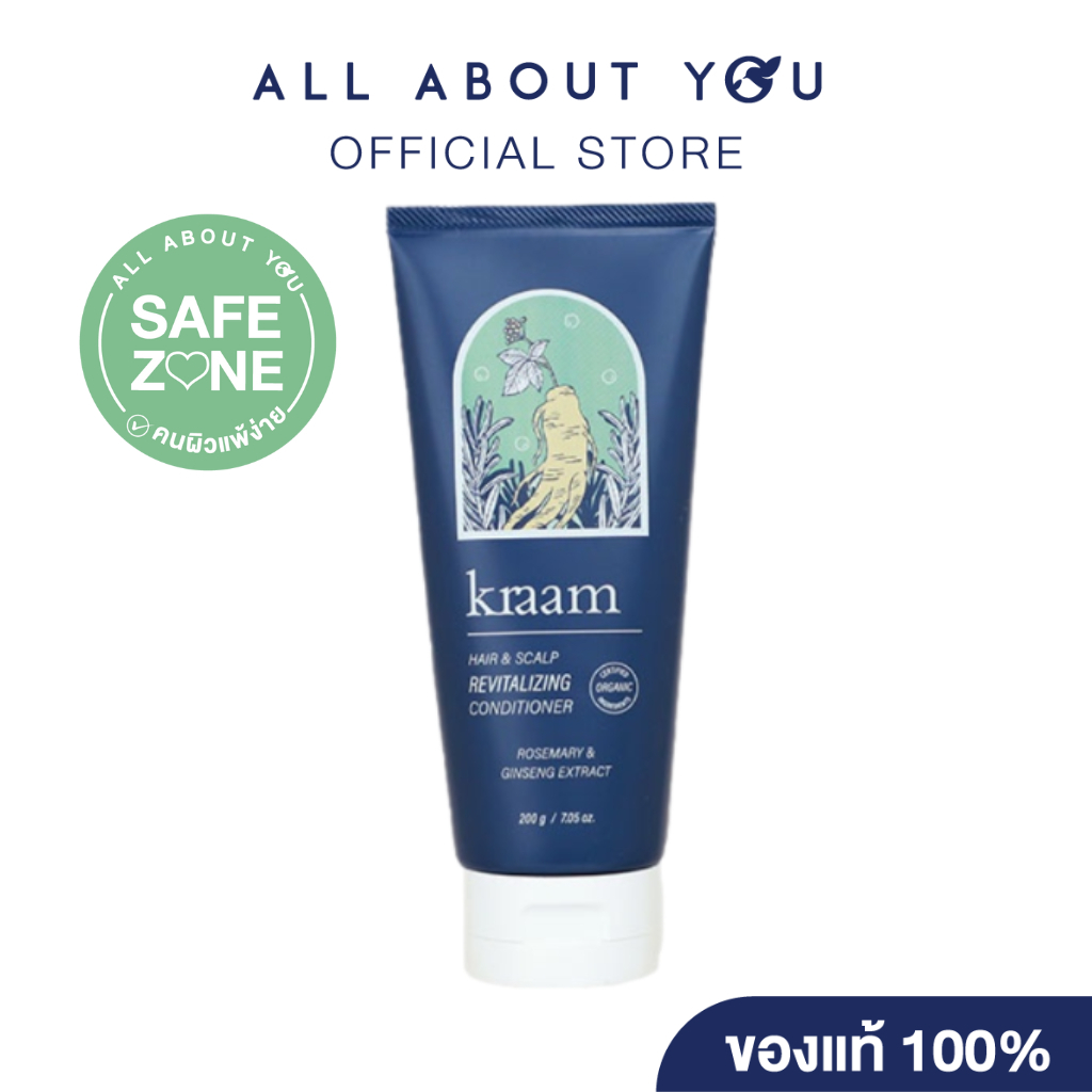 KRAAM Hair&Scalp Revitalizing Conditioner (Rosemary & Ginseng Extract) 200g