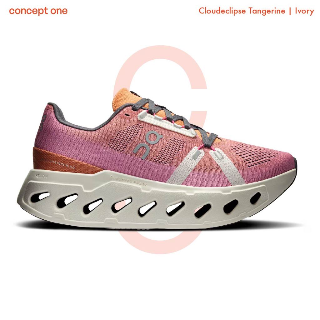 Conceptone On Cloudeclipse Tangerine Ivory (W) รองเท้าผ้าใบ