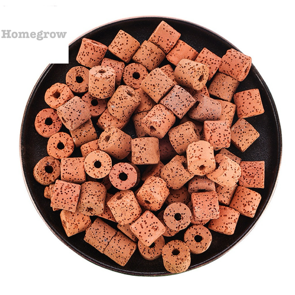 หินดูดกลิ่นตู้ปลา​ 5 ชิ้น 5บาท หินกรองตู้ปลา Ceramic Ring เซรามิค ริง สำหรับกรองน้ำบ่อปลา มีรูพรุน/ผิวเรียบ
