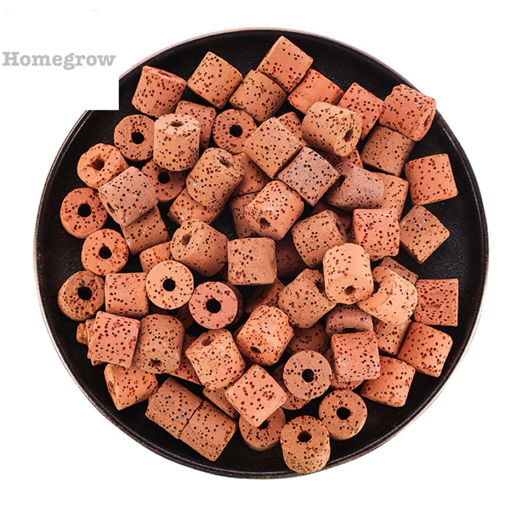 หินดูดกลิ่นตู้ปลา 5 ชิ้น 5บาท หินกรองตู้ปลา Ceramic Ring เซรามิค ริง สำหรับกรองน้ำบ่อปลา มีรูพรุน/ผิวเรียบ
