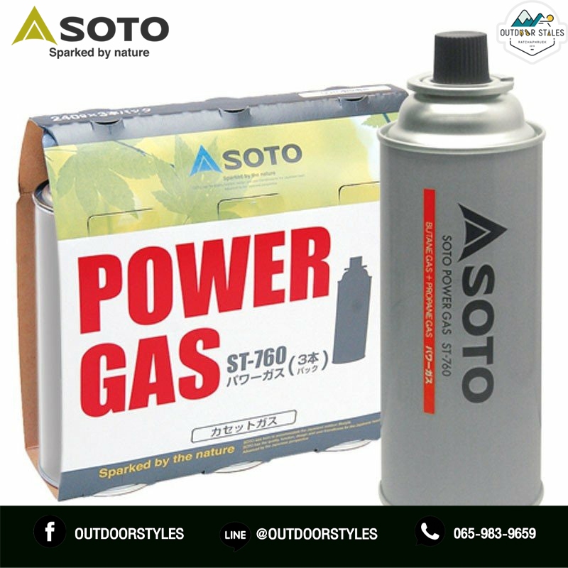 SOTO Power Gas St-7603-canisters