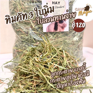 NEW 5 โลคุ้ม หญ้าทิโมธีซุปเปอร์ซอฟ ใบล้วนนิ่มมาก ร่อนฝุ่นแบบ 5 โลถุงดำ และถุงซิป