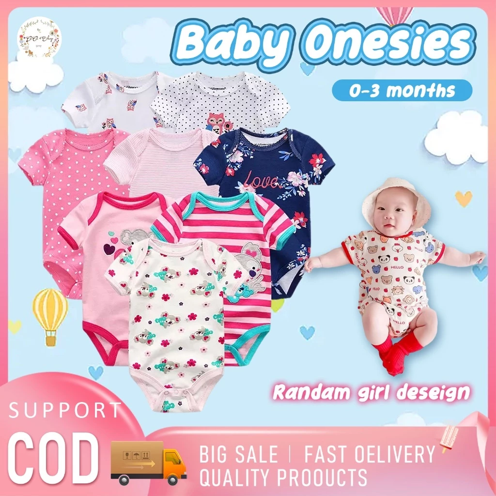 👍ถูกที่สุด CICI baby girl ชุดจั๊มสูทเด็กแรกเกิด เสื้อผ้าเด็กคลาน เสื้อผ้าเด็กผู้หญิง(0-3 เดือน-6เดือน-9เดือน-อายุ 2 ปี)