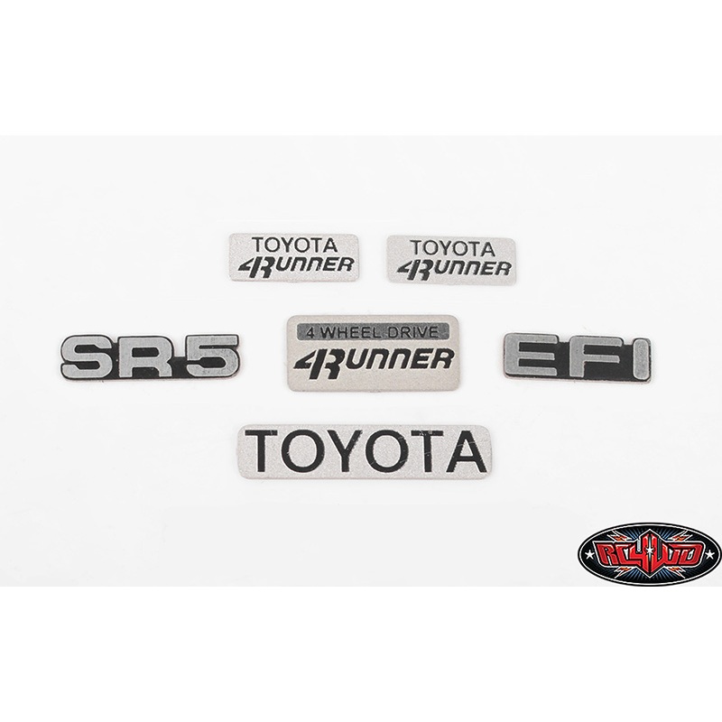 RC4WD 1985 Toyota 4Runner Emblem Set Z-S1926