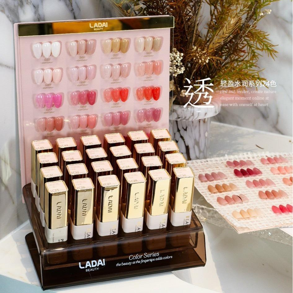 Spccail Color Nail Polish Series Ladal nail Syrub 24 ยกเซต เจล ไซรัป 24 สี อุปกรณ์ทำเล็บ