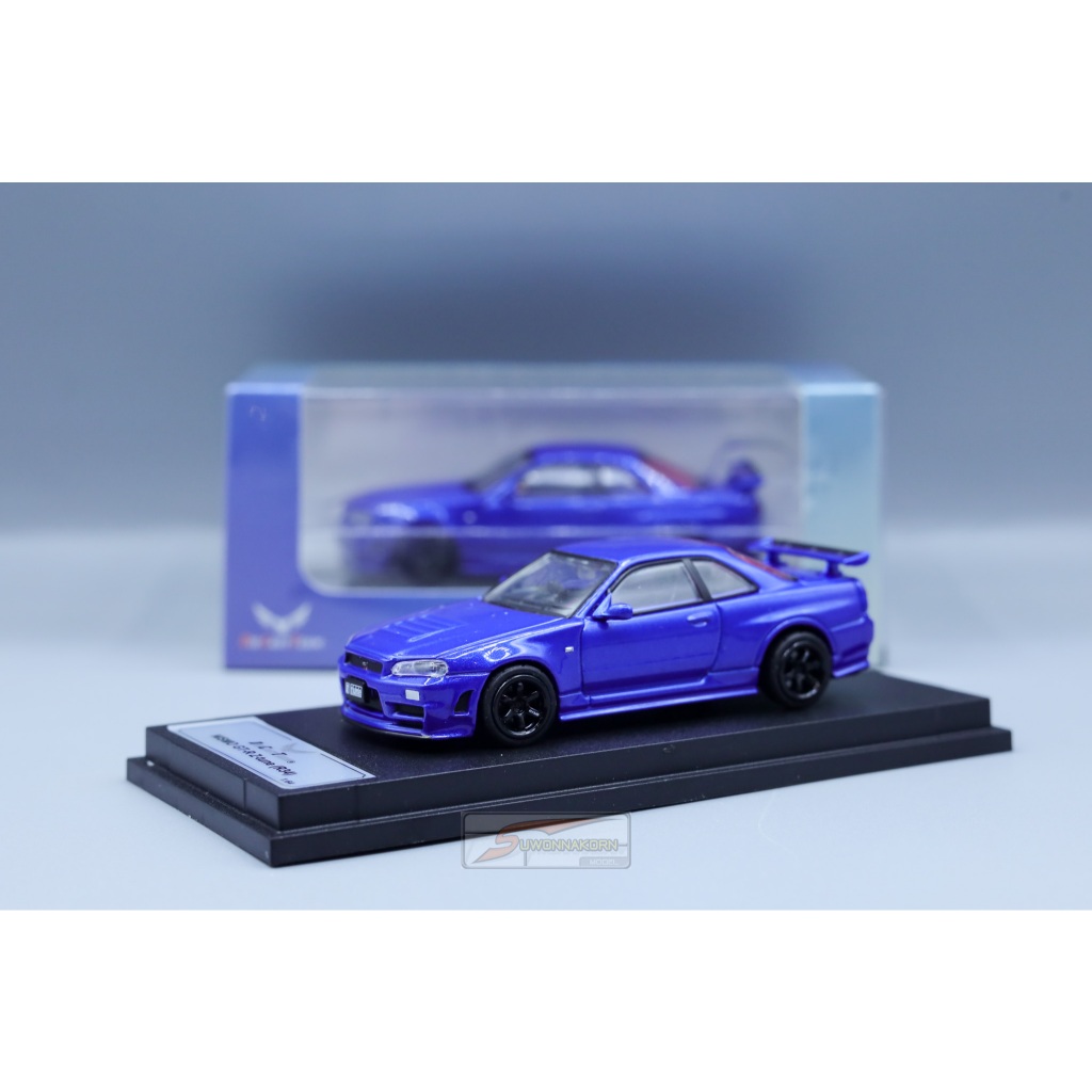 DIECASTTEAM 1/64 Nismo GT-R Z-Tune R34 Bayside Blue