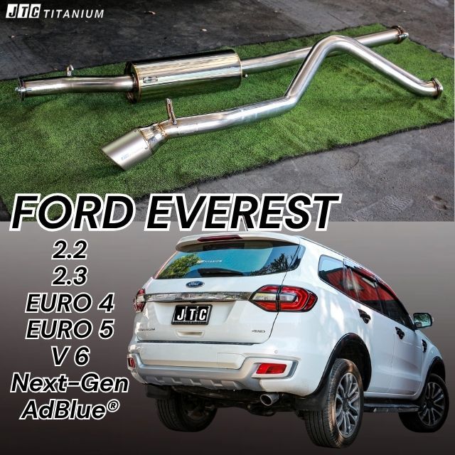 ชุดท่อสูตรพลังเงียบ FORD EVEREST - JTC TITANIUM