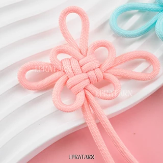 ส่งด่วน ส่งไว เชือกพาราคอตโบว์จีน DIY ทำพวงกุญแจ ร้อยจี้ ร้อยชาร์ม ห้อยมือถือ กระเป๋า งานประดิษฐ์