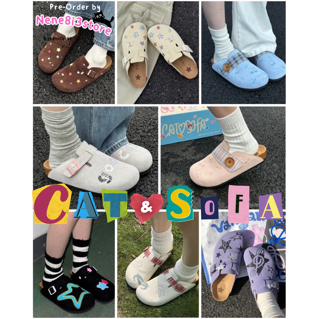 พรีออเดอร์ 15-20 day✨รองเท้า cat&sofa 🐈‍⬛ Birkenstocks✨📍