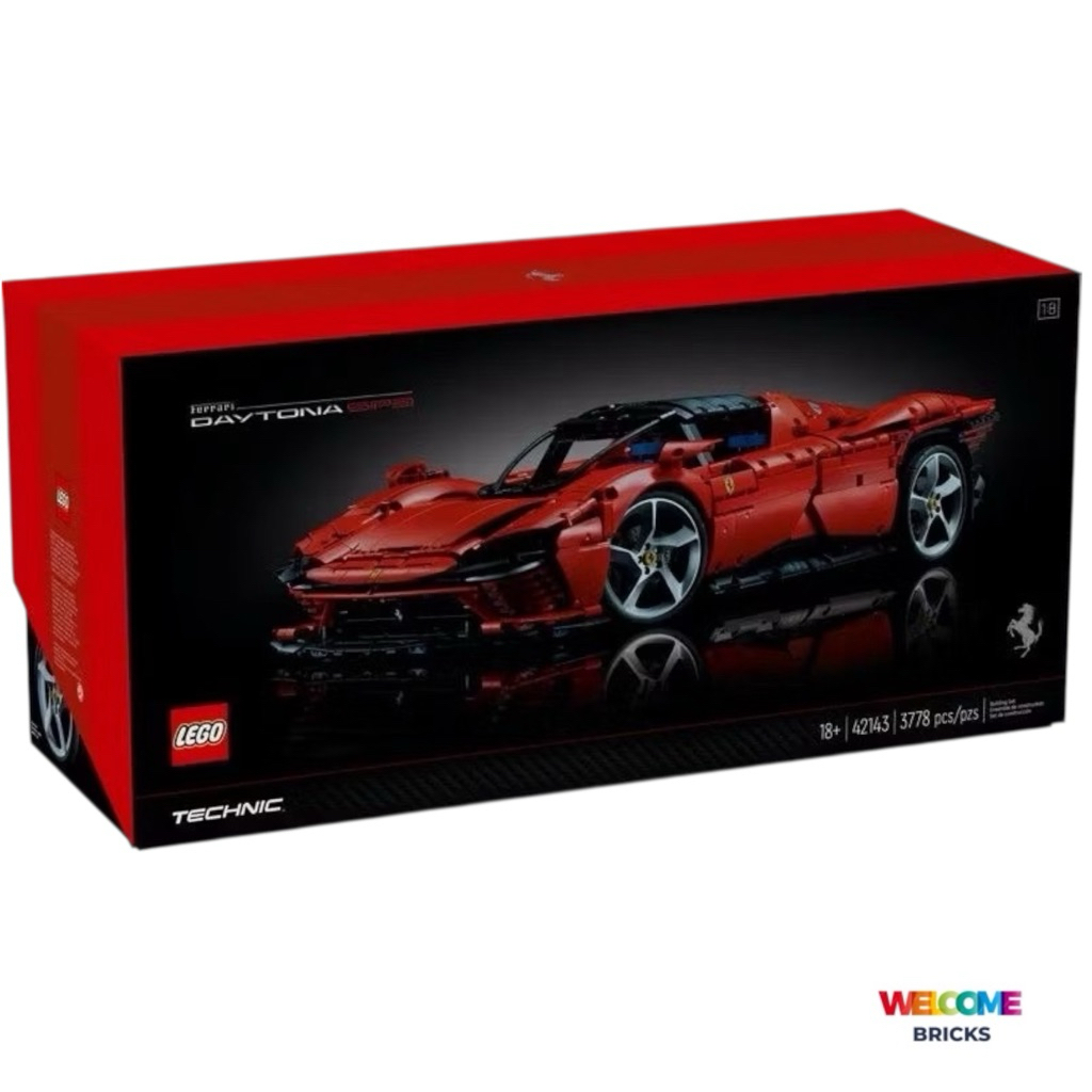 (พร้อมส่ง 🥰🥰🥰 และส่งไวมากค่ะ) Lego Technic 42143 Ferrari Daytona SP3 สินค้าใหม่ เลโก้ของแท้ 100%