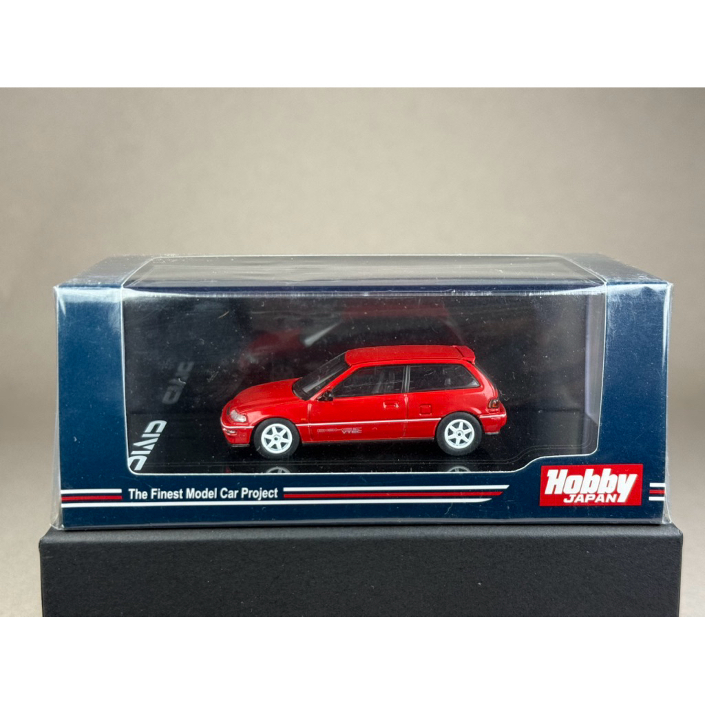 🔹Honda Civic EF9 SiR II Red HJ641031AR Scale 1:64 ยี่ห้อ 1:64