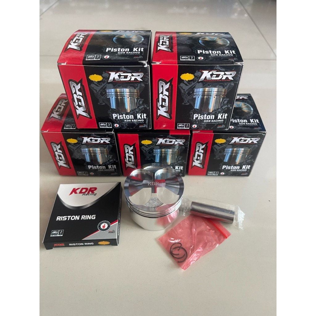 ลูกสูบSonic 59 mm หลบวาว 4 วาว CNC 19/22 mm มาตรฐาน KDR อุปกรณ์ครบ พร้อมใช้