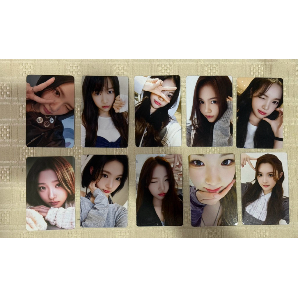 Hearts2hearts photocard 1st single album the chase mubeat วิดีโอคอล