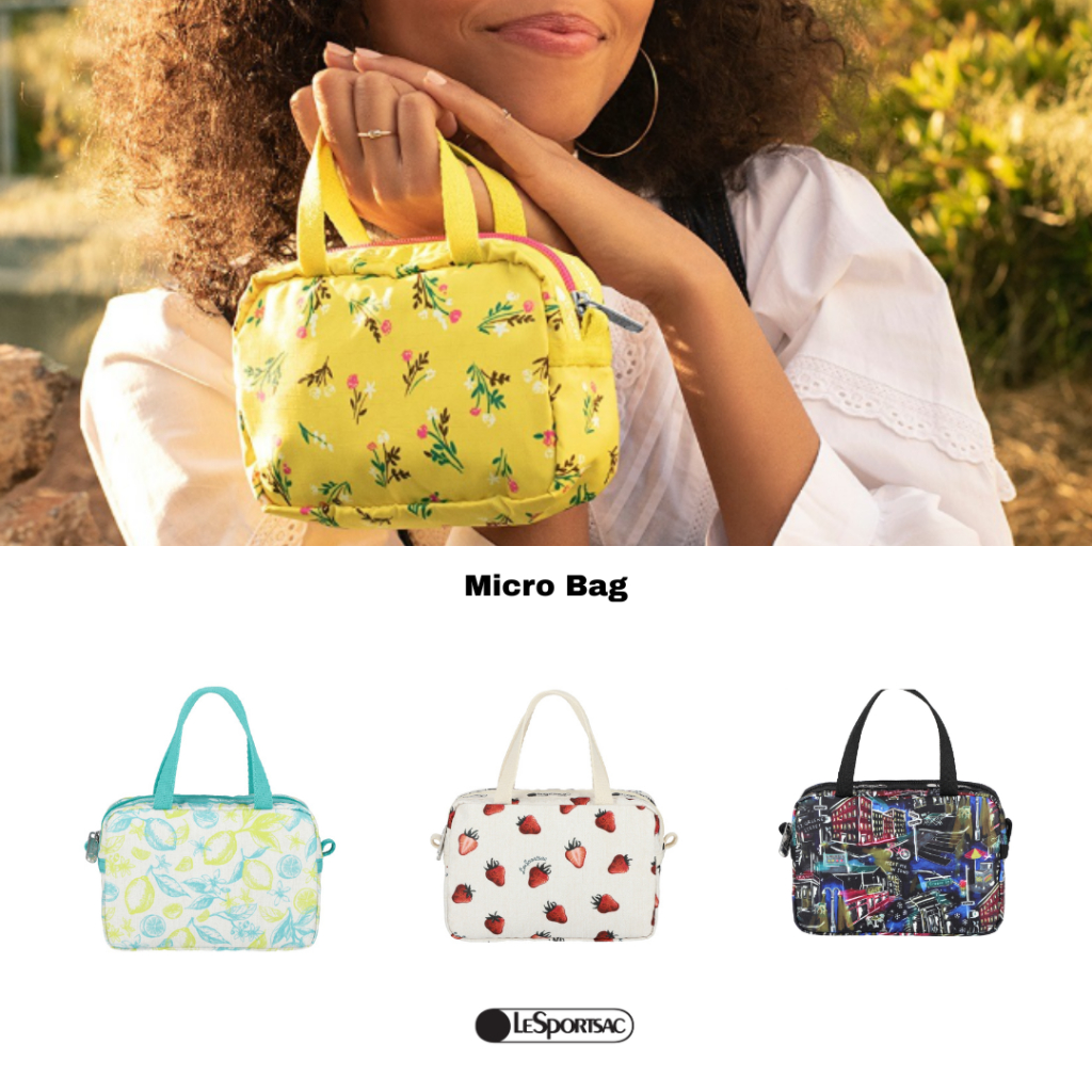 Lesportsac Micro bag กระเป๋าใบเล็กใส่มือถือ กระเป๋าถือใบมินิ Style 4298