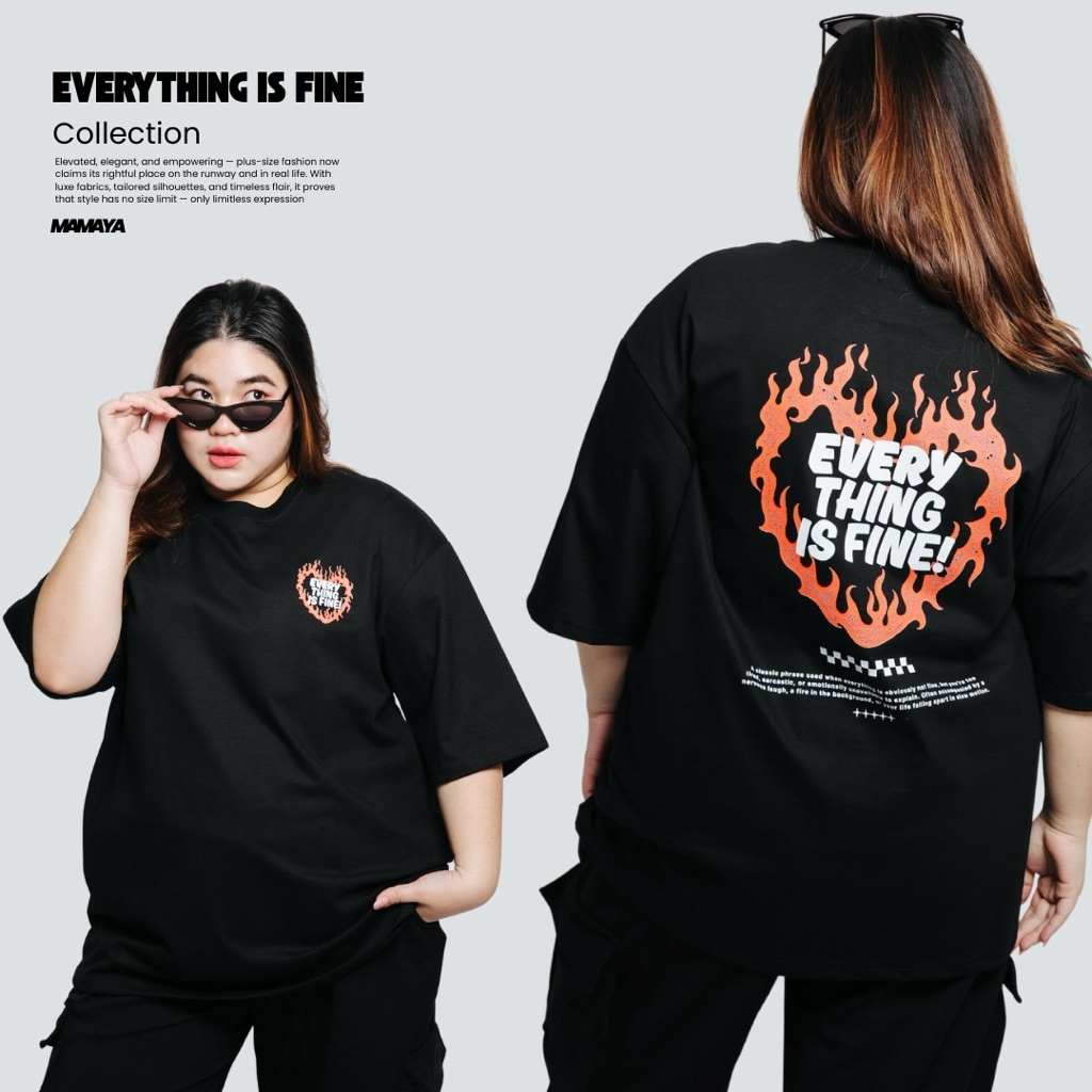 MAMAYA - รวมลายเสื้อยืดแขนสั้นลายใหม่ๆ ทรง Oversize #พลัสไซส์