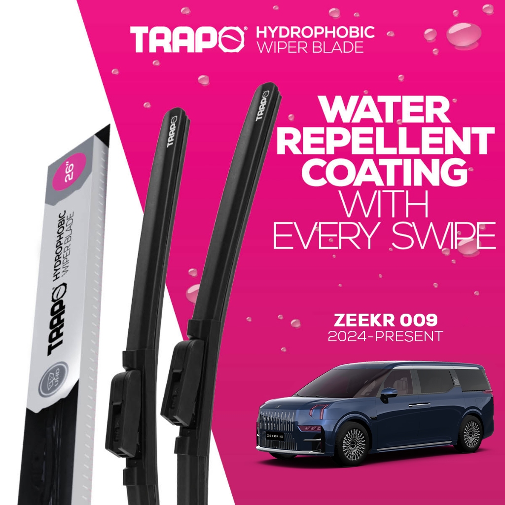 ที่ปัดน้ำฝน Trapo Hydrophobic Zeekr 009 (2022-ปัจจุบัน) 1 คู่