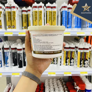 xtraseal กาวอุดเนื้อไม้ 0.5 แห้งเร็ว กลิ่นไม่ฉุน สำหรับอุดรอยแตกไม้ สามารถขัดแต่งและทาสีทับได้ (xกระป๋อง)