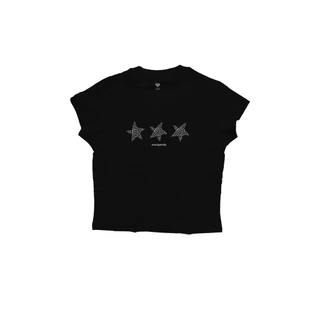 moodymolly New color เสื้อ babytee ลายสกรีนดาว