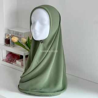 ผ้าคลุมชีฟองสามเหลี่ยมสีพื้น Basic hijab