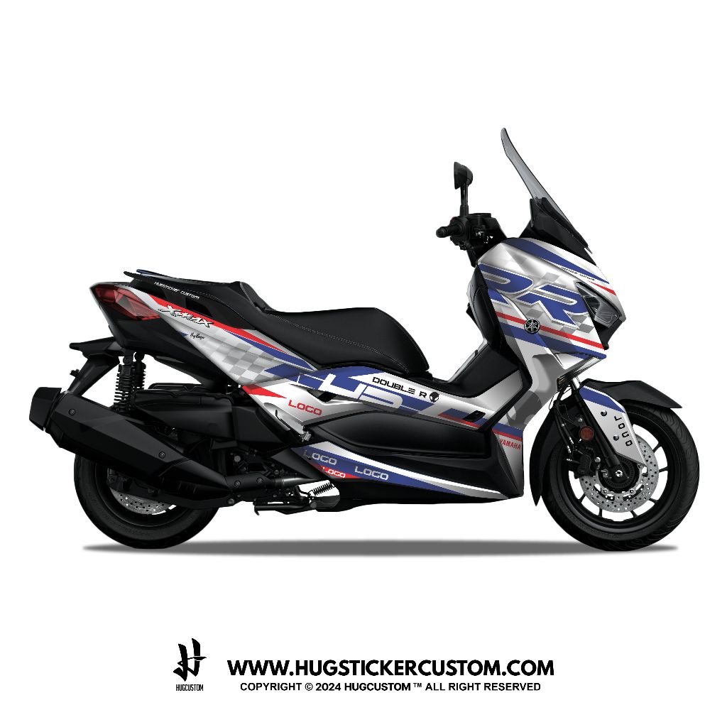 Hugsticker สติ๊กเกอร์ XMAX 300 ลาย RR