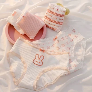 [ส่งจากไทย] 𝑩𝒓𝒂𝑩𝒓𝒂𝑩𝒓𝒂 #p-091 กางเกงใน โทนชมพู สีหวาน ผ้านิ่ม ใส่สบาย