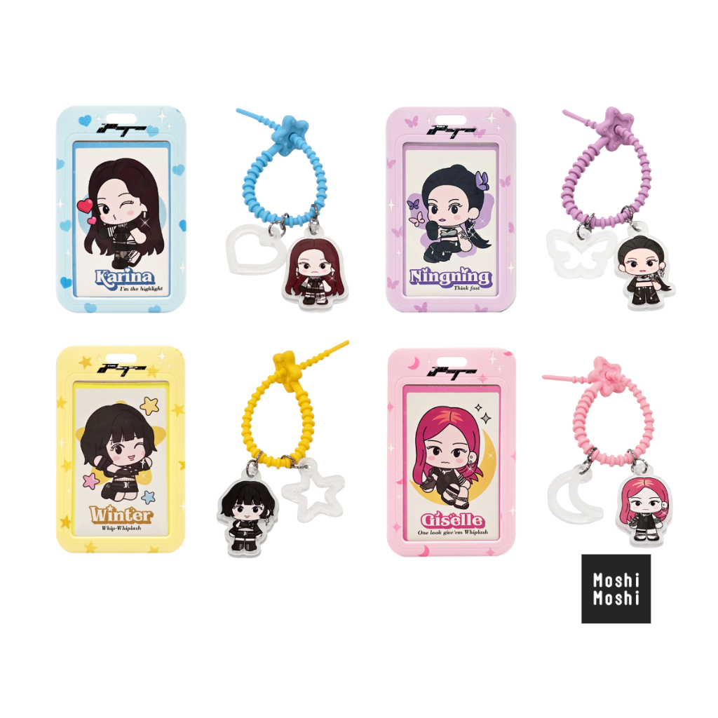 Moshi Moshi x aespa Card Holder ที่ใส่บัตร ลิขสิทธิ์แท้ รุ่น 6100006161-6164