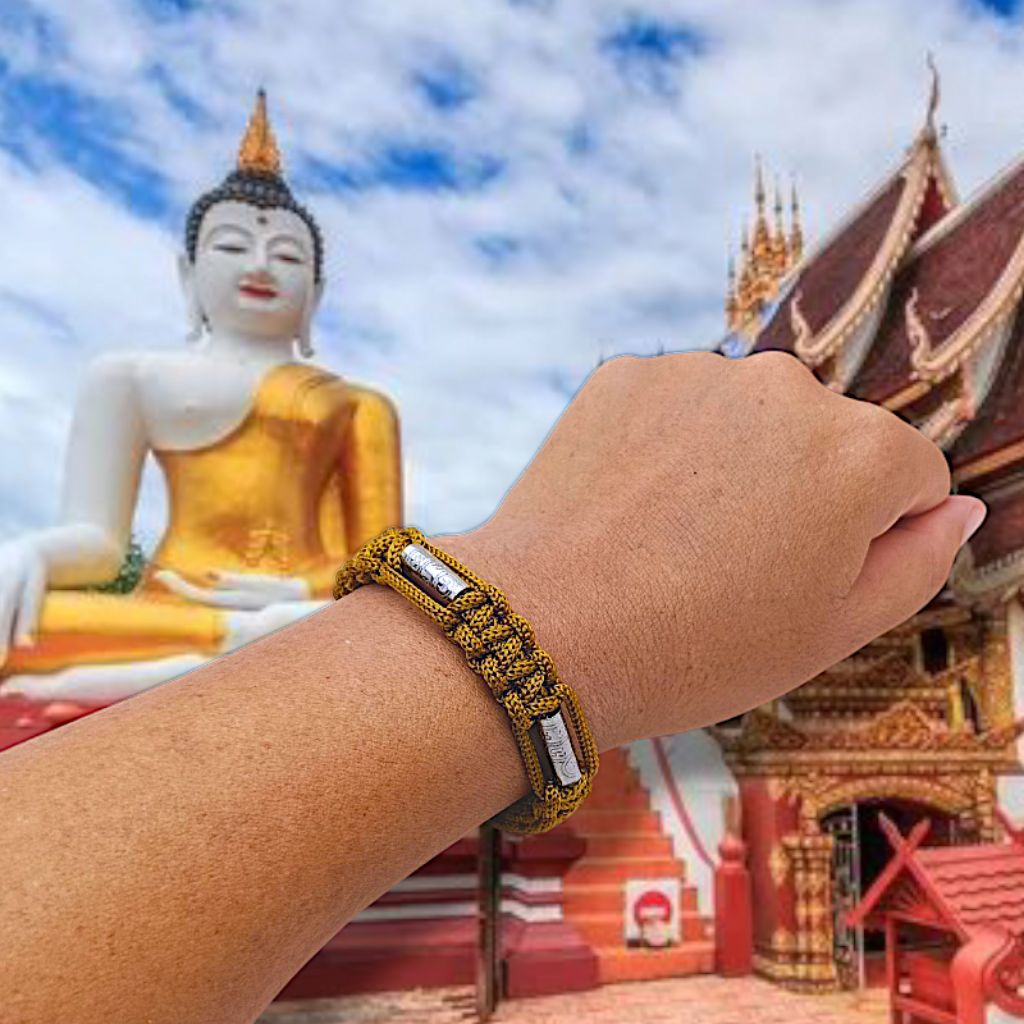 สร้อยข้อมือตระกรุดยันต์นะอกแตก ตระกรุดยันต์นะอกแตกสแตนเลส รูปที่ 3
