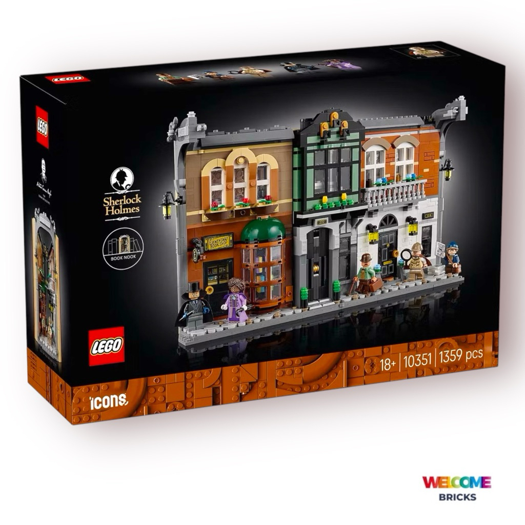 Lego icons 10351 Sherlock Holmes: Book Nook  🥰🥰🥰สินค้าใหม่ประจำเดือนมิถุนายน 2568 ของแท้ 100%