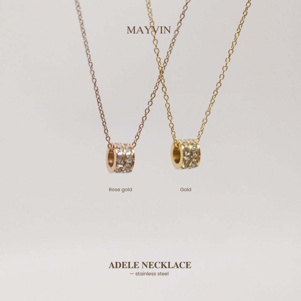 Adele Necklace — stainless steel รุ่นเข้าใหม่ งานสวยมาก