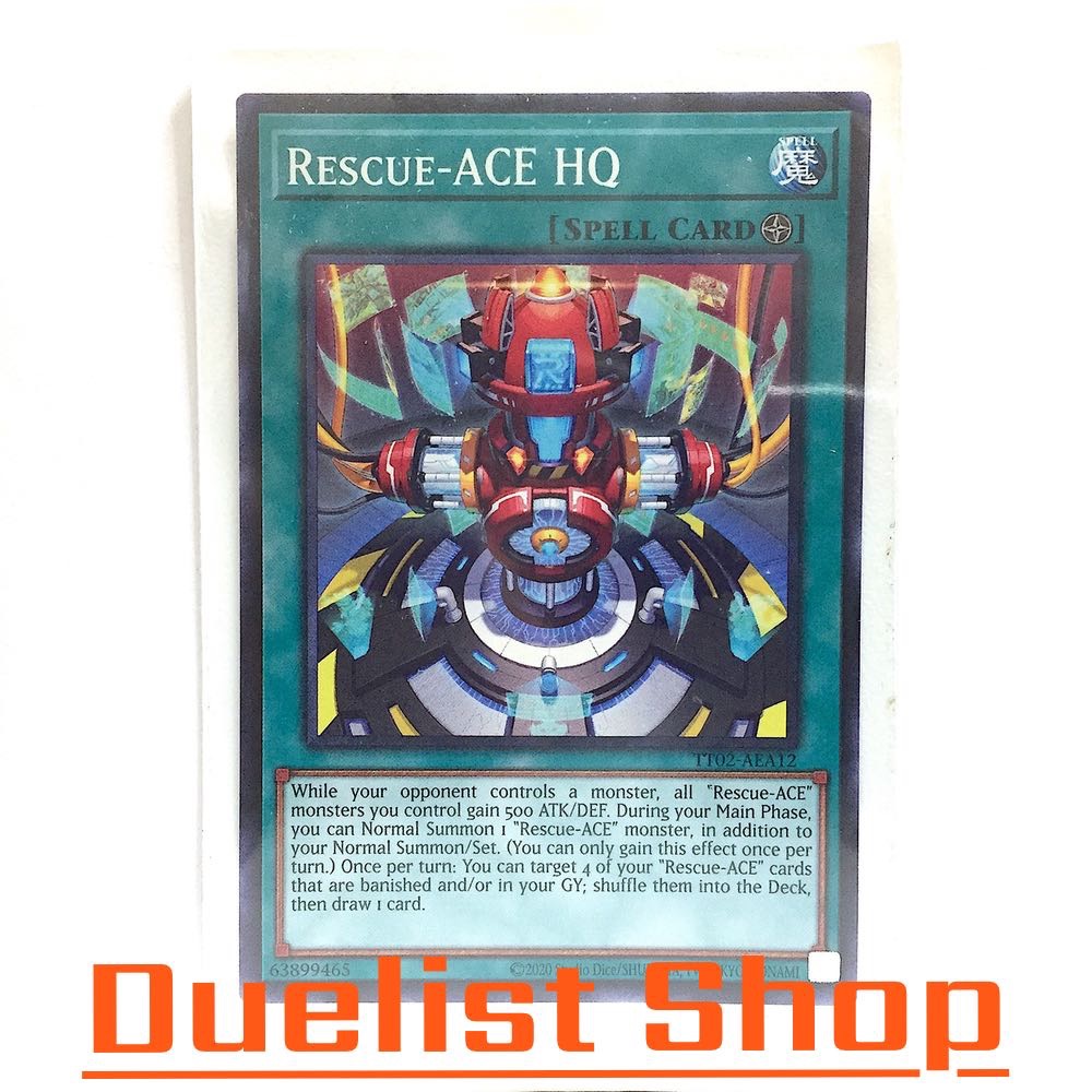 Rescue-ACE HQ (N) Spell [Field] ชุด TT02-AEA12 การ์ดยูกิโอ (Yu-Gi-Oh!) OCG Asia EN