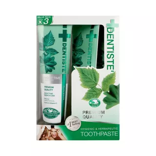 Dentiste 160G X 3 เดนทิสเต้ ยาสีฟันพลัสไวท์หลอดบีบ 160กรัม