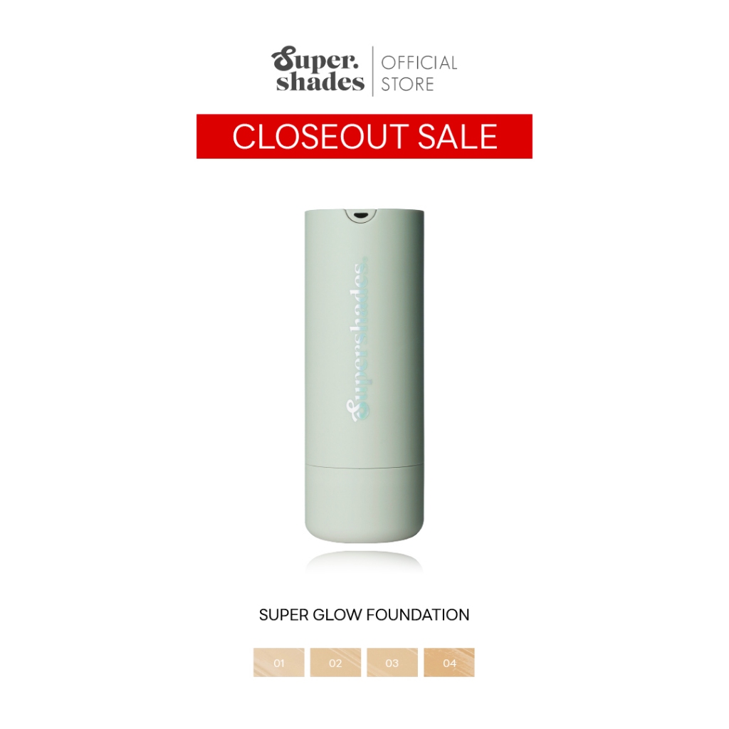 [ลดล้างสต็อก] SuperShades Super Glow Foundation ซุปเปอร์เฉด รองพื้นขวดเขียว หน้าฉ่ำ โกลว์ รุ่นขายดี