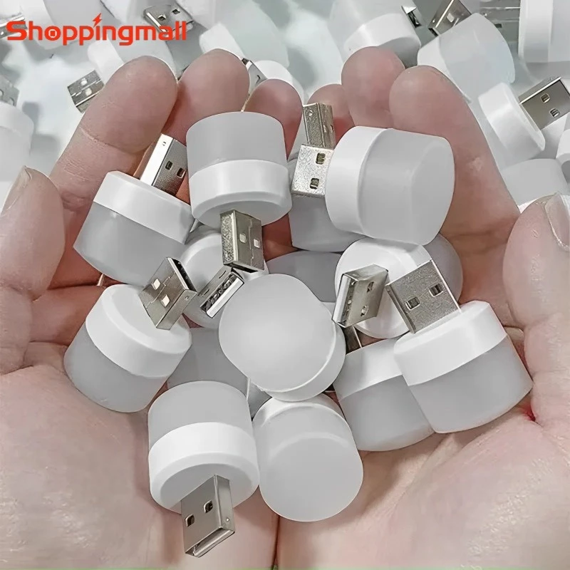 โคมไฟกลางคืน LED ถนอมสายตา ขนาดเล็ก ชาร์จ USB แบบพกพา สีขาว สําหรับอ่านหนังสือ คอมพิวเตอร์ 1W 5V รุ่น:L12
