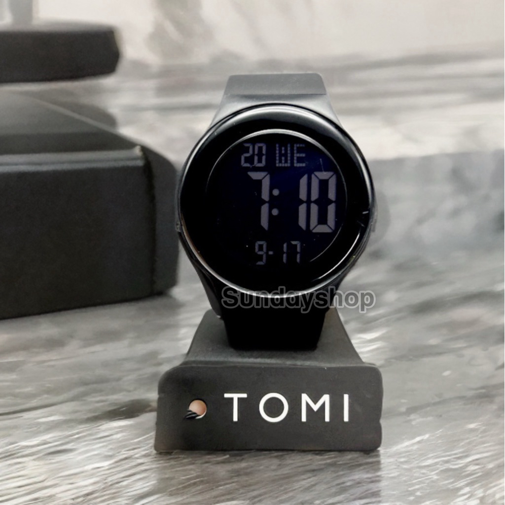 (T10) นาฬิกาข้อมือกันน้ำ TOMI สายSport ใส่ได้ทุกวัย
