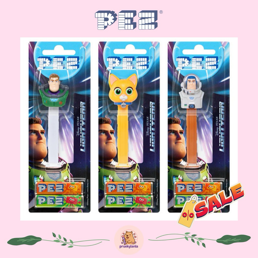 💥SALE💥 Pez (เพซ) LIGHTYEAR ลูกอมการ์ตูนหัวโต รสผลไม้