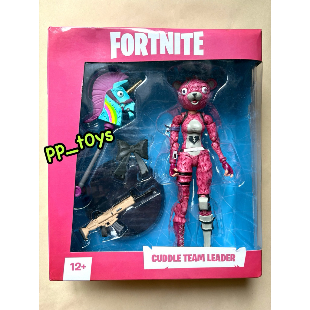 Mcfarlane Toys Fortnite Cuddle Team Leader 7” figure 1:10 (Pink)
