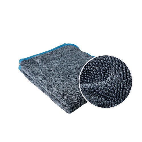 GLOSSBRO Supreme Half Dual Side Drying Towel ผ้าเช็ดแห้งถนอมสีรถ รุ่น 2 หน้า (60X50cm)