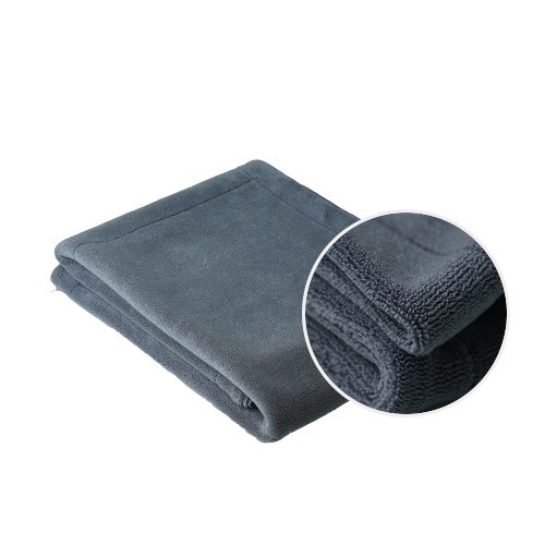 [ผ้ารุ่นใหม่] GLOSSBRO Supreme Big Soft Drying Towel ผ้าเช็ดแห้งถนอมสีรถ รุ่นขนสั้นไร้ขอบ (70X90cm)