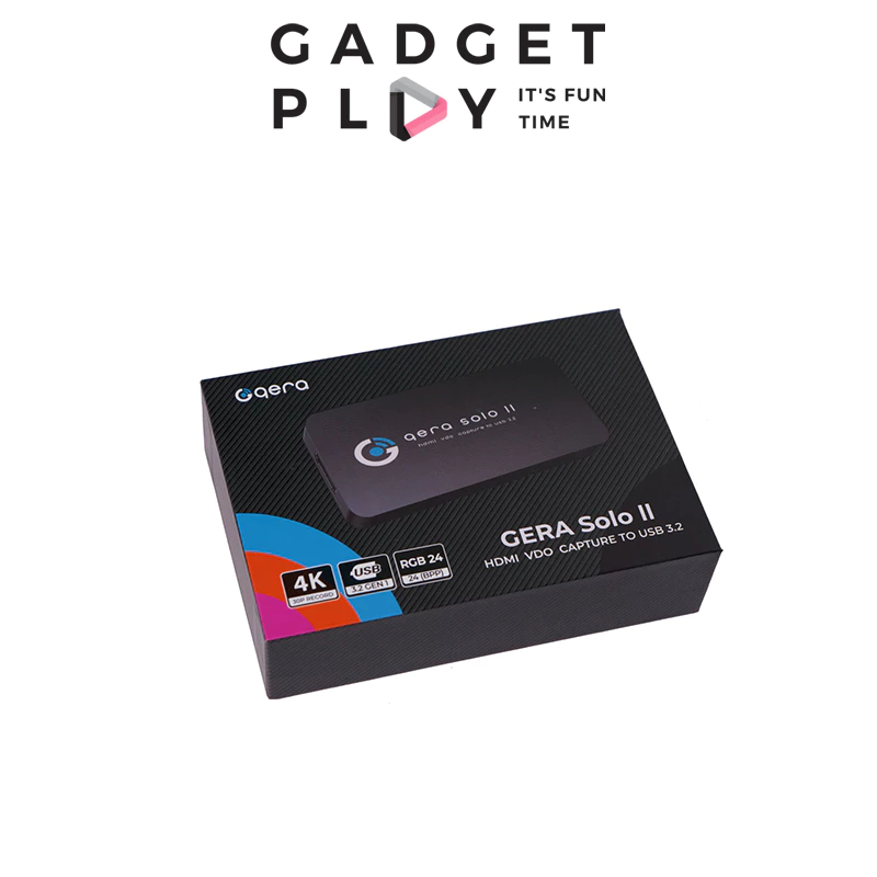 [กรุงเทพฯ ส่งด่วน] GERA SOLO II Capture Card 4K HDMI การ์ดแคปเจอร์ สำหรับ Live Streaming บันทึกวิดีโอ OBS ใช้กับ Mac/PC - รูปที่ 2