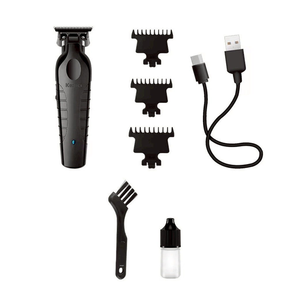 Kemei KM-2299 ปัตตาเลี่ยนตัดผม ไร้สาย เครื่องตัดผมไฟฟ้า สําหรับตัดผม กันขอบ ใบมีดบาง ทนทาน พร้อมส่ง