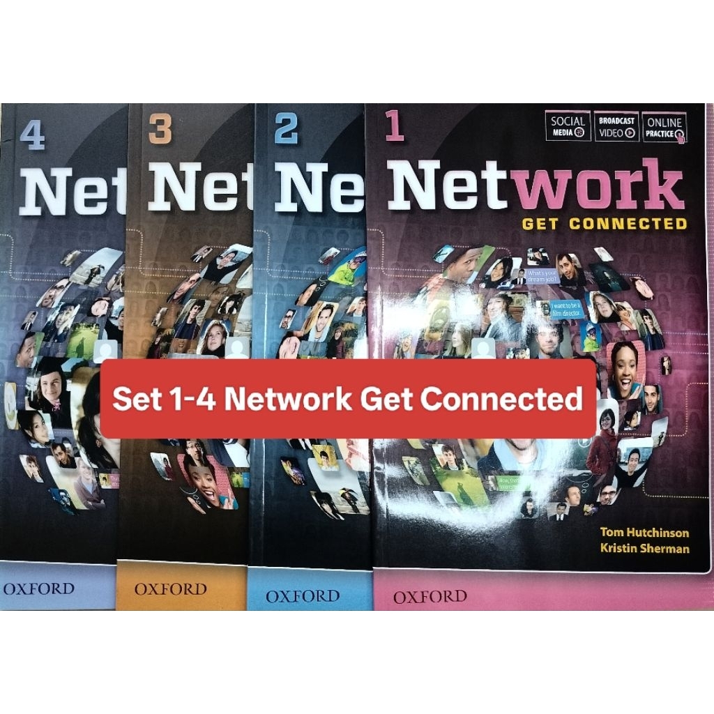 หนังสือภาษาอังกฤษ Network get  Connected ยกเซ็ท 1-4