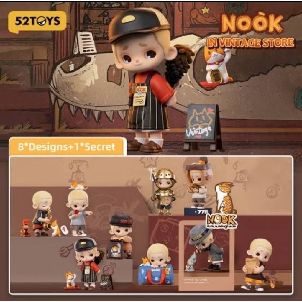 ⭐พร้อมส่ง⭐ 52TOYS - Nook - Vintage Store (Art Toy/Designer Toy/Blind Box)
