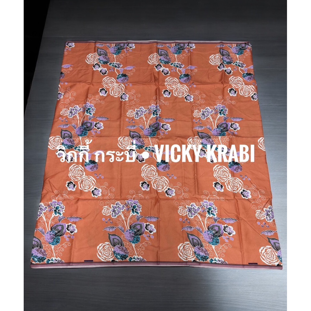 ผ้าปาเต๊ะเย็บแล้ว ผ้าถุงสำเร็จ 2 เมตร | งานลายดั้งเดิม สีชัด ผ้านุ่ม ใส่ง่าย | Cotton เนื้อดี 200×115 CM ราคา ถูกที่สุด ดีลบีเคเค แกลเลอรีภาพที่ 2